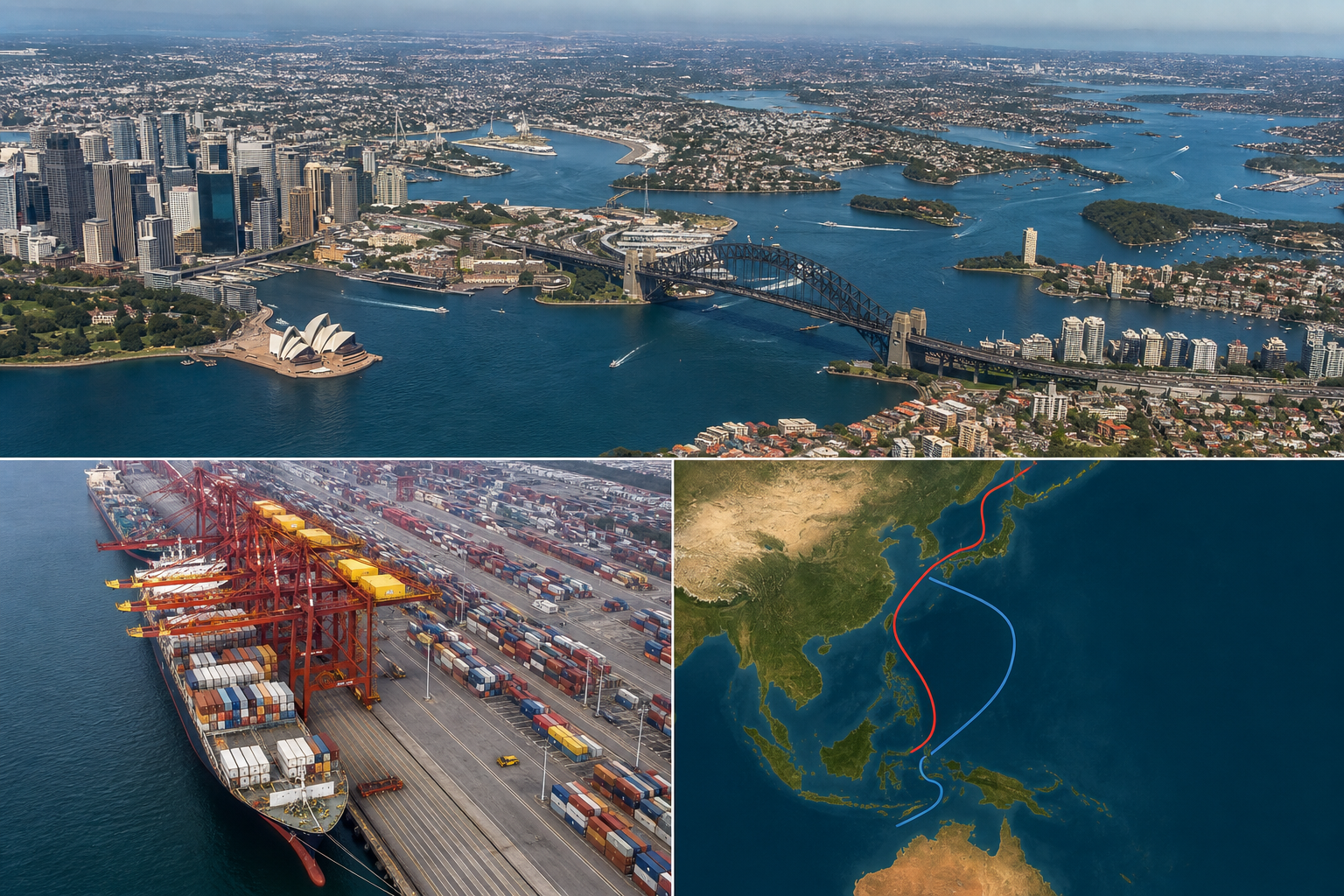 Shipping Route Map